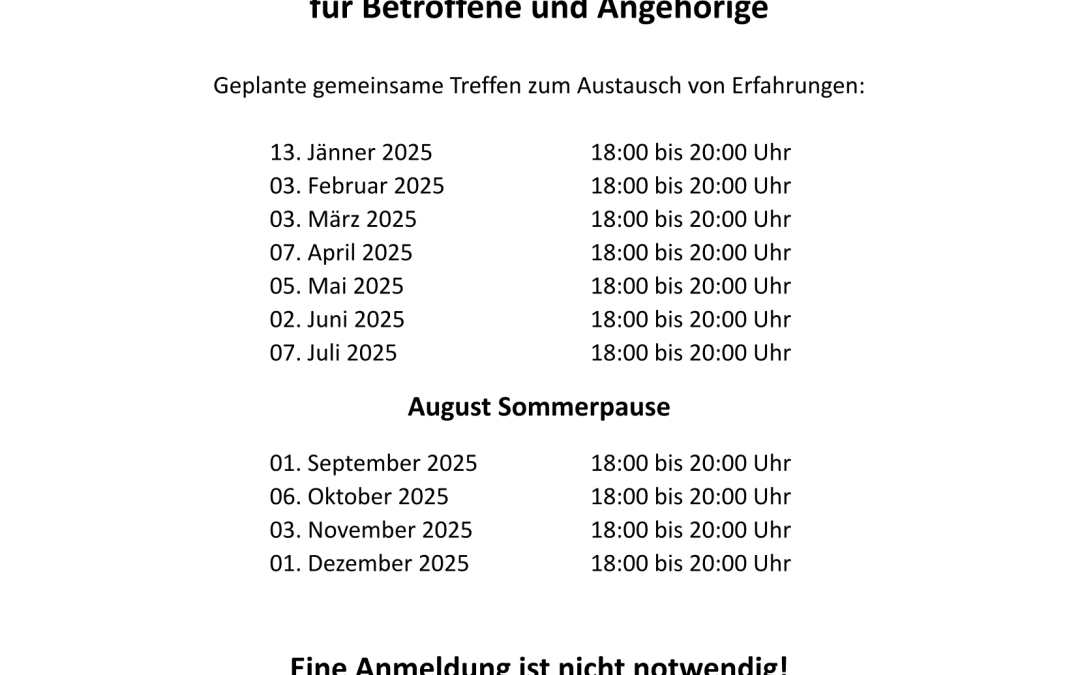 Selbsthilfegruppe Linz für Erwachsene und Angehörige